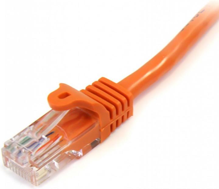 Produktbild StarTech 5m Cat5e Ethernet Netzwerkkabel Snagless mit RJ45 - Cat 5e UTP Kabel - Orange (U/UTP, CAT5e, 5 m)
