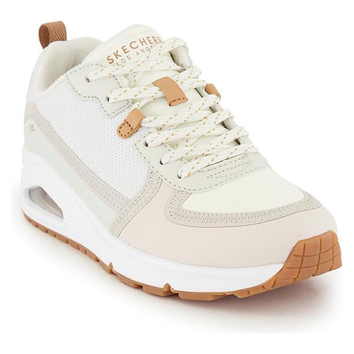 Skechers, Donne, Sneaker, Uno Layover Sneaker Donna, Bianco, (37)
