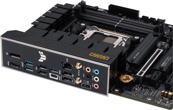 Produktbild ASUS TUF GAMING B650M-PLUS WIFI (AM5, AMD B650M, mATX)