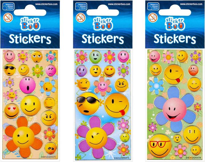 Produktbild Sticker Boo Aufkleberbogen Lächelndes Gesicht