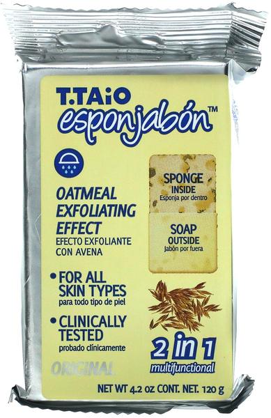 Immagine prodotto Esponjabon by T.Taio T. Taio Sapone d'Avena-Sponge 4.2 oz 120g (Sapone liquido, 42 ml)