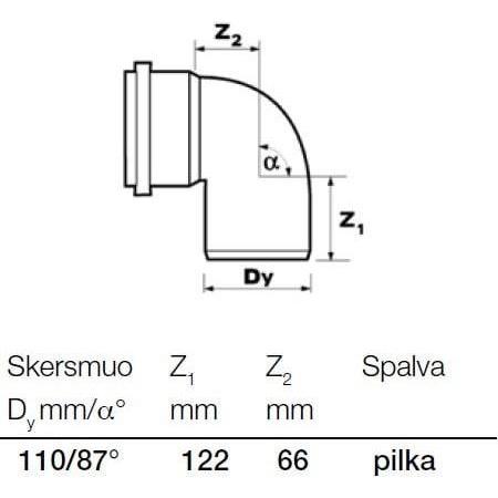Thumbnail - Wavin, Zubehör Sanitärinstallation, Internal drainage elbow Optima, d110, 88 °