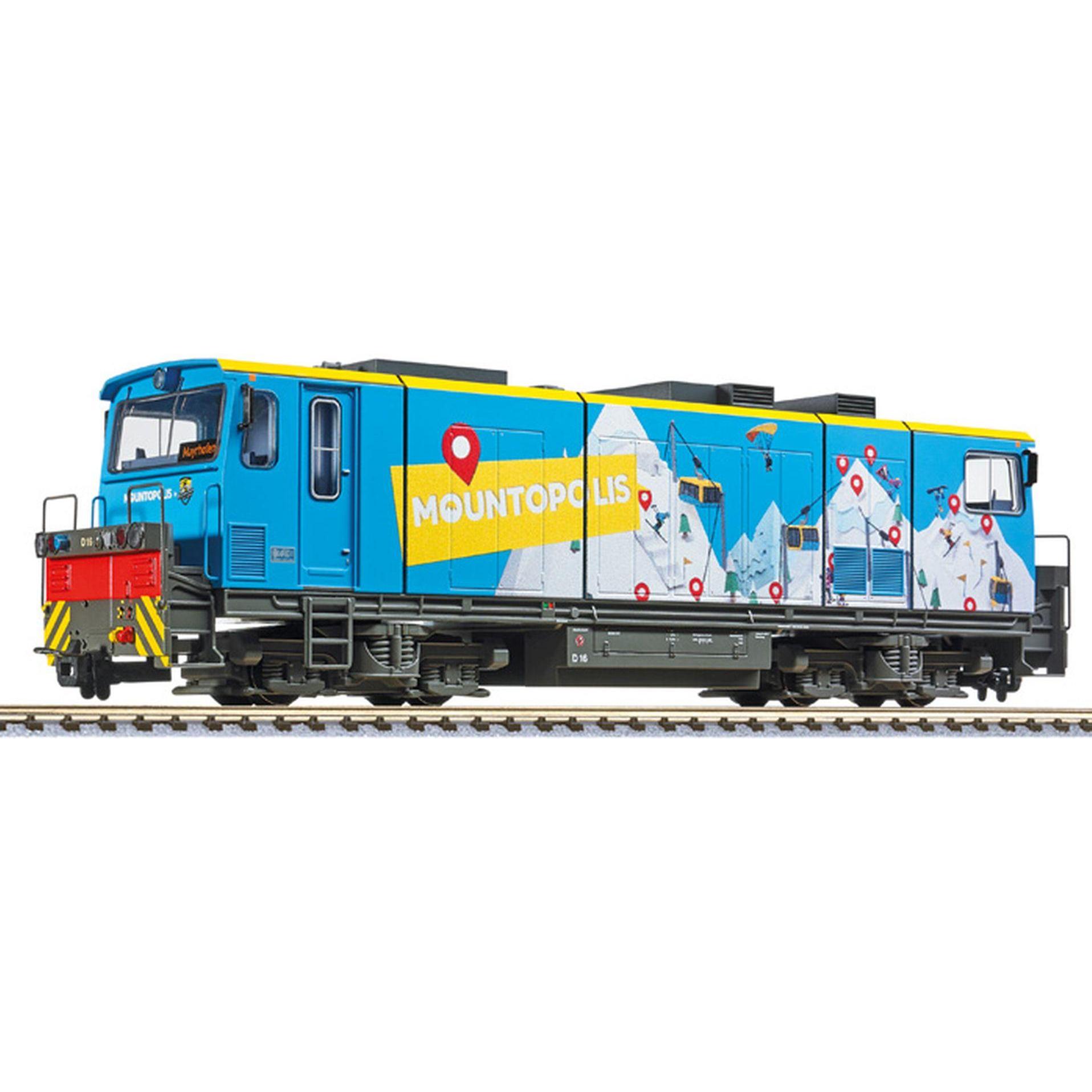 Liliput Diesellok D16 MOUNTOPOLIS Winter Zillertalbahn Ep.VI (Spur H0)