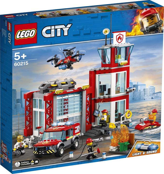 Produktbild LEGO Feuerwehr Station (60215, LEGO City)