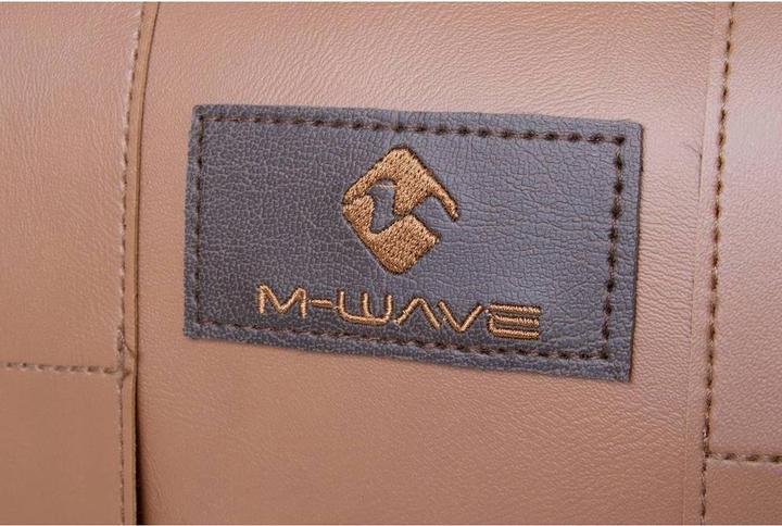 Produktbild M-Wave M Wave Gepäckträgertasche Gepäckträgertsche Amsterdam Double L Echtlederoptik (15 l, Gepäckträgertasche)