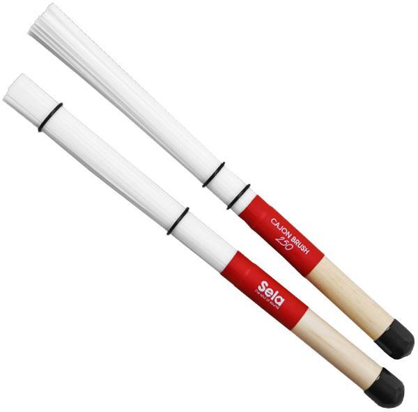 Produktbild Sela SE036 Cajon Besen mit Sitz-Pad (Cajon)