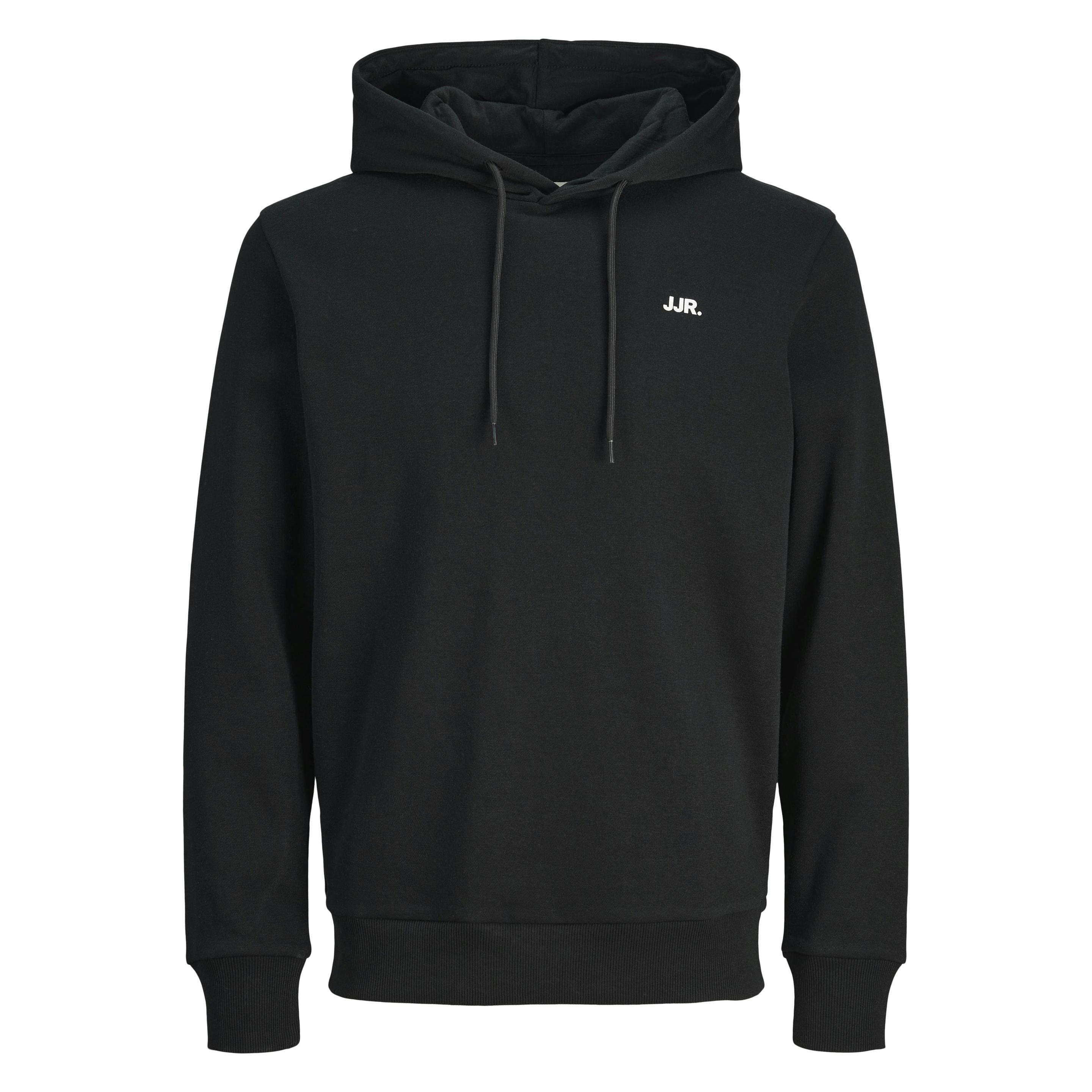 Jack & Jones, Herren, Pullover, Jrebrebel Logo Sweat Hood Noos, Schwarz, (L)