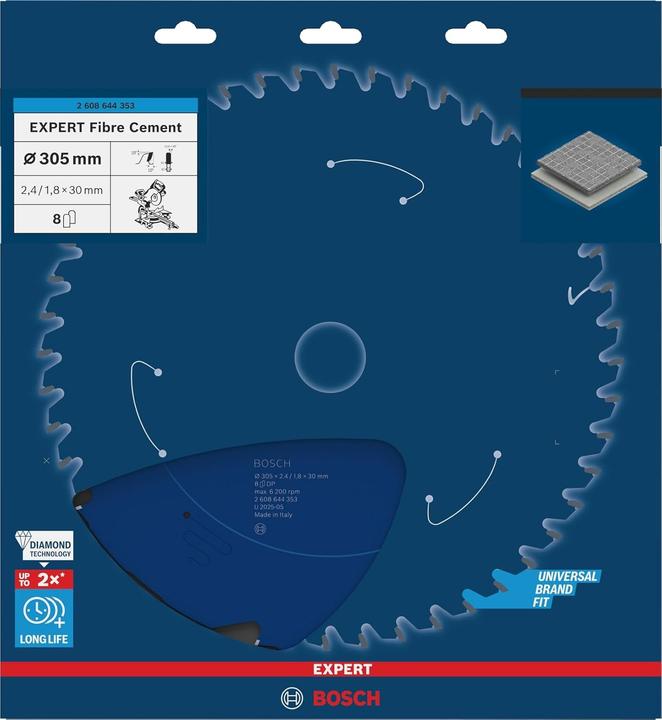 Productafbeelding Bosch Professional Zubehör Cirkelzaagblad EX FC B 305x30-.