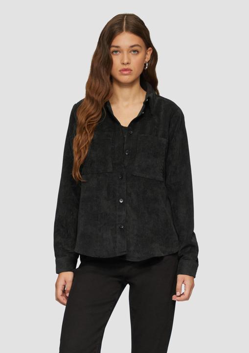 Produktbild S.Oliver Bluse Cordbluse mit Brusttaschen (40)