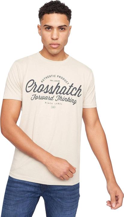 Actual product image Crosshatch Mens Chislemoore Assorted Designs T-Shirt (Pack of 5) (S)