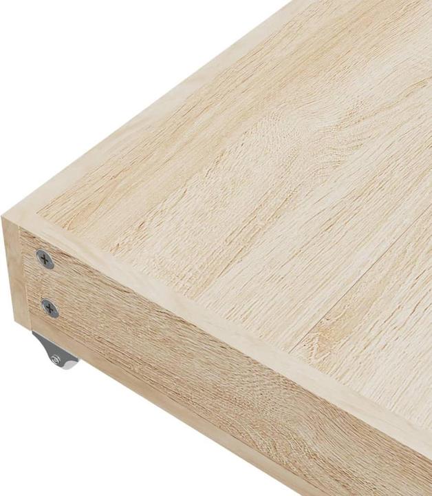 Produktbild VidaXL Bettschublade Bettkasten Schublade 2 Stk. Dunkelgrau HolzwerkSamt Samt (67 x 50 x 16 cm)