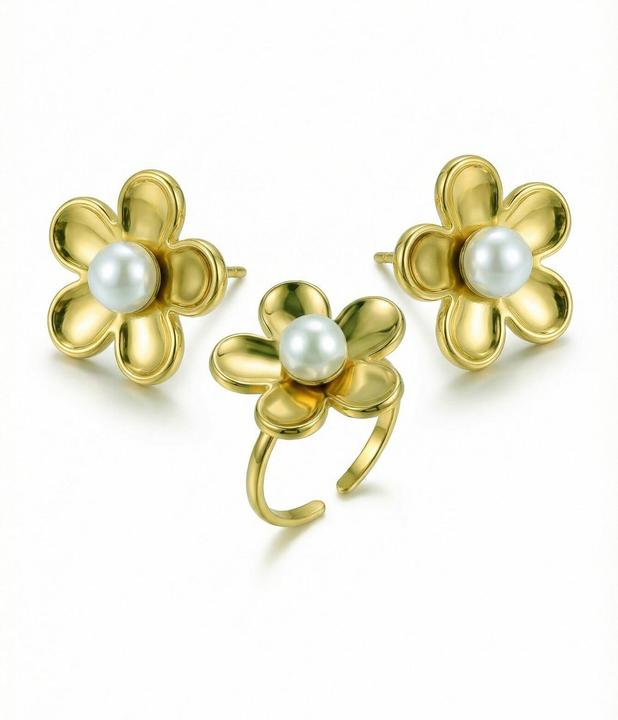 Produktbild Victoria Walls Vergoldetes Schmuckset VWS260858G (Ring, Ohrringe)