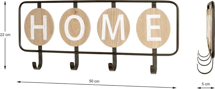 Actual product image HAKU Möbel Wall coat rack