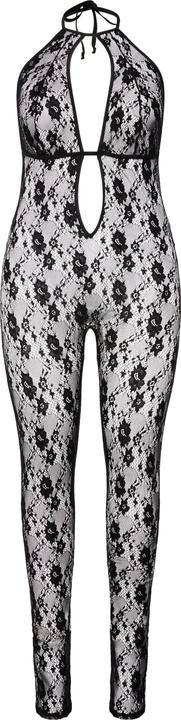 Actual product image Ulla Popken Floral Lace Halter Catsuit (50)
