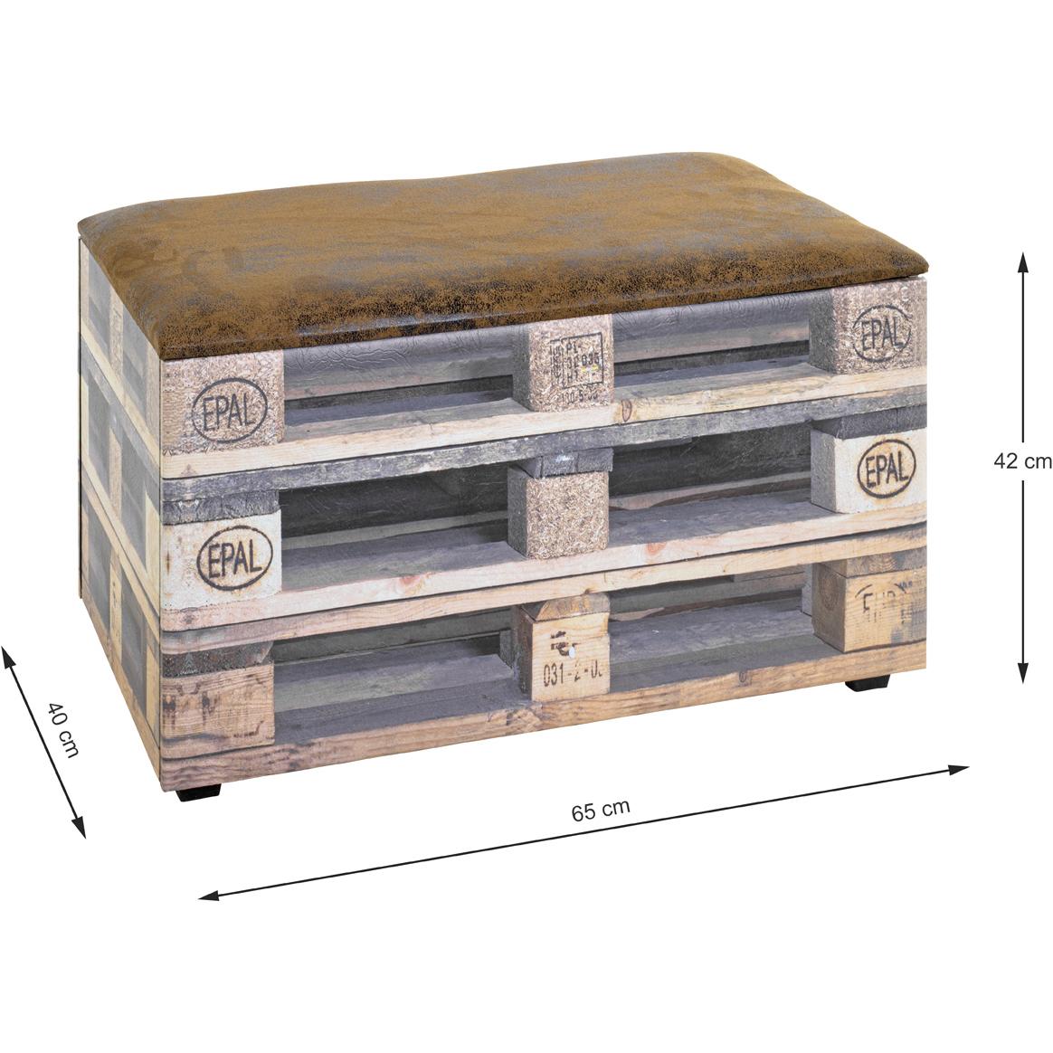 Thumbnail - HAKU Möbel, Sitzbank, Sitztruhe (65 cm)