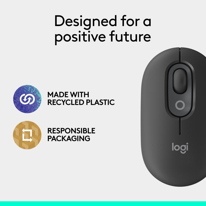 Image du produit Logitech POP Mouse avec emoji personnalisable (Sans fil)
