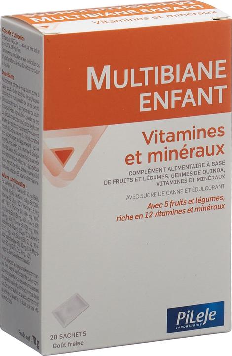 Actual product image PiLeJe Kinder Vitamine und Mineralstoffe Pulver (20 Piece, Sachet, 103 g)