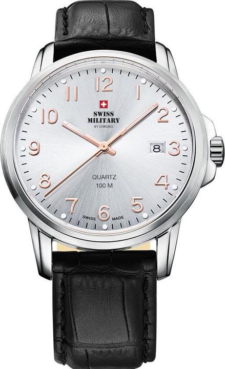 Actual product image Swiss Military quartz (Analogue wristwatch, 40 mm)