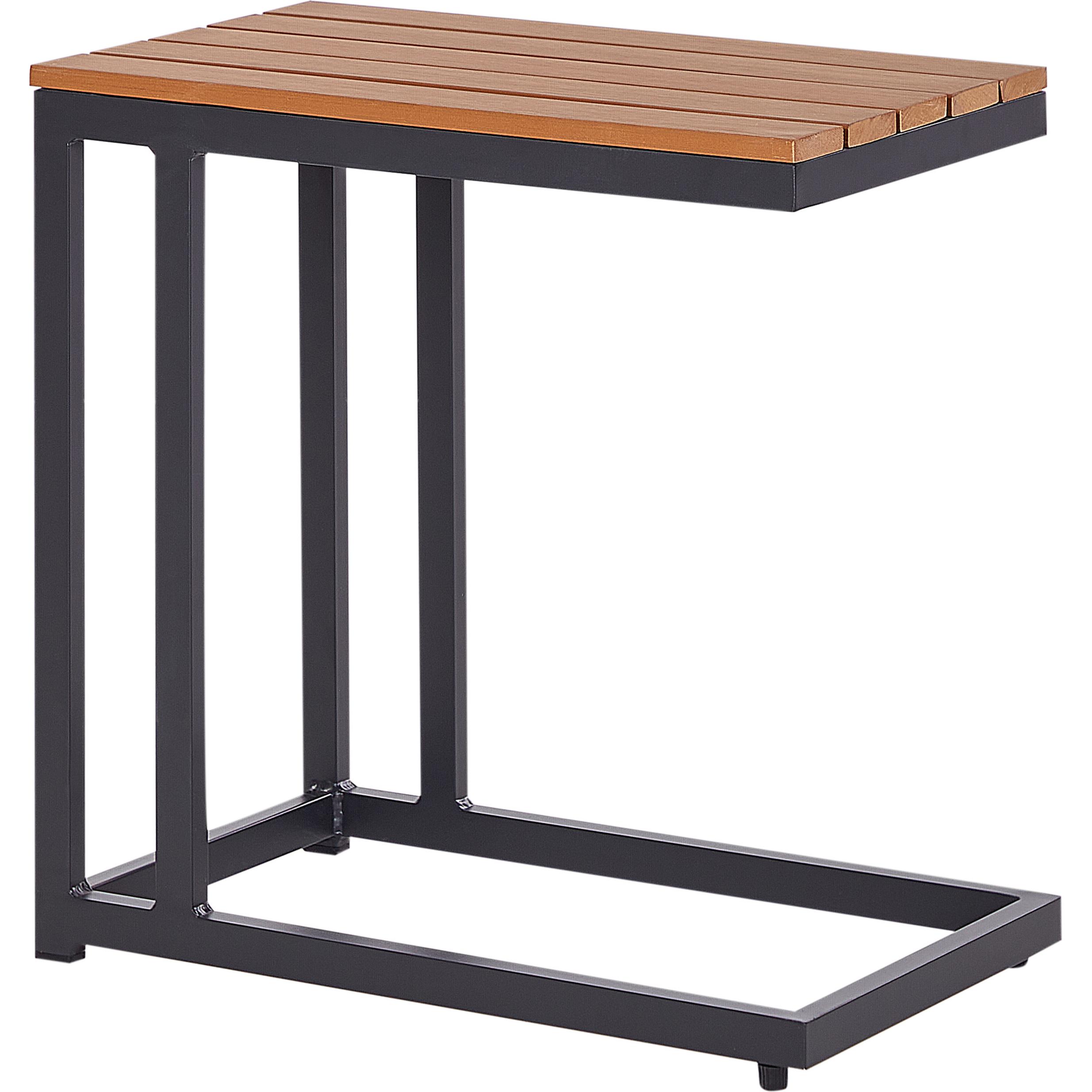 Beliani, Gartenbeistelltisch + Gartenservierwagen, Messina