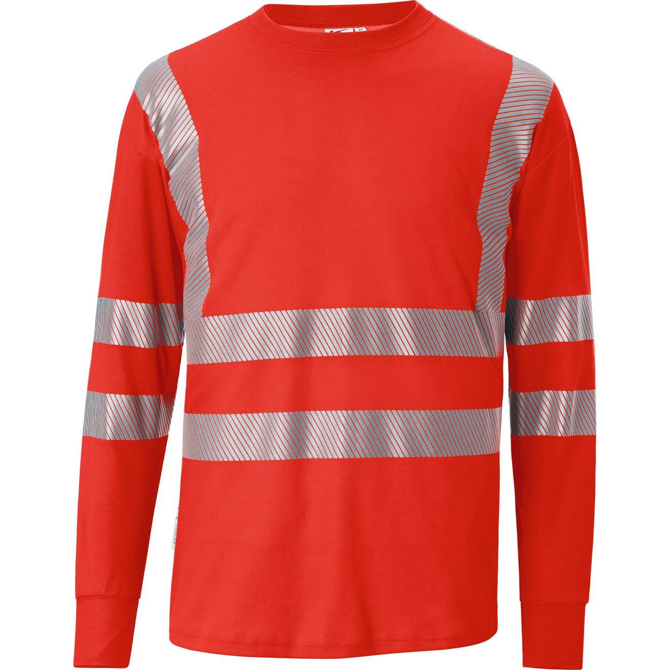 Kübler, Arbeitsjacke, Reflectiq Longsleeve Psa 2 Warnrot 4XL (4XL)