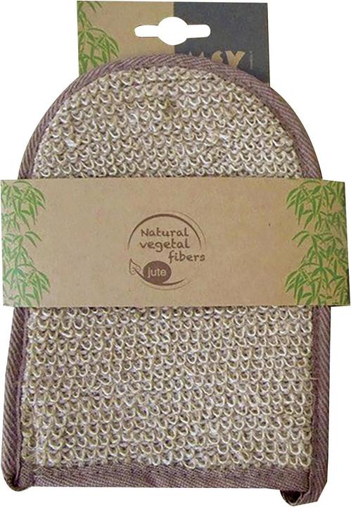 Immagine prodotto MSV Spugna da bagno in iuta 23,5 x 16 cm, marrone