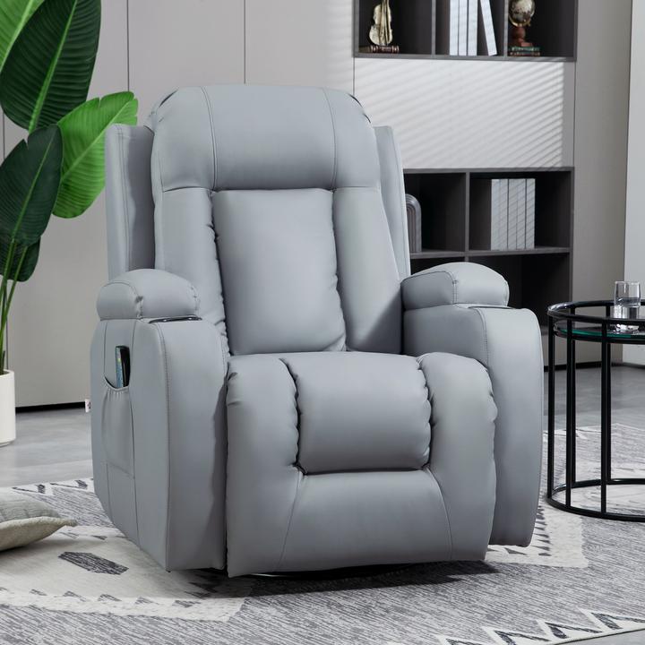 Image du produit Homcom Fauteuil de massage avec fonction bascule et fonction chaleur