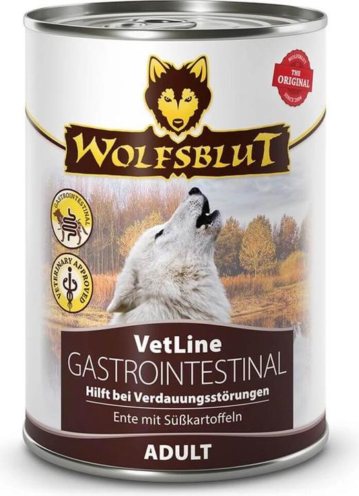 Produktbild Wolfsblut VetLine Gastrointestinal Nassfutter Hund 395 g (Adult, 1 Stk., 395 g)