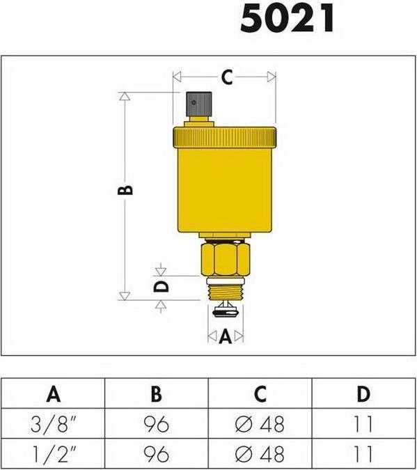 Produktbild Caleffi Schnellentlüfter