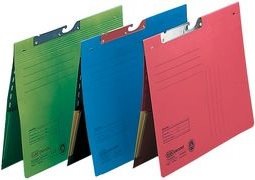 Produktbild Elba Pendelhefter mit Tasche, DIN A4, Manilakarton, blau (A4, 1 x)