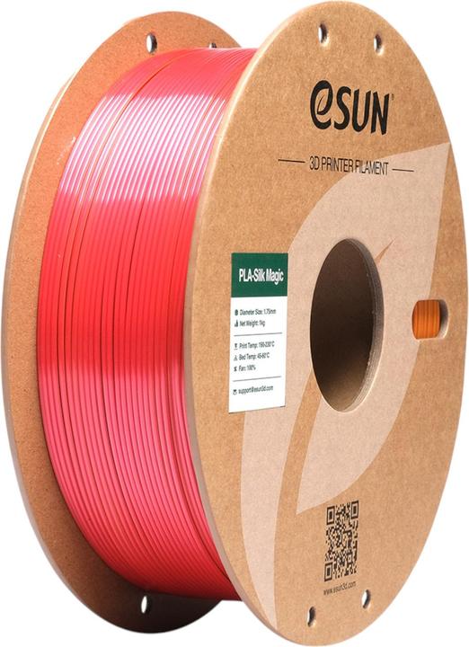 Productafbeelding eSUN EPLA-SILK MAGIC 1,75mm RED GOLD 1kg (PLA, 1.75 mm, 1000 g, Veelkleurig)