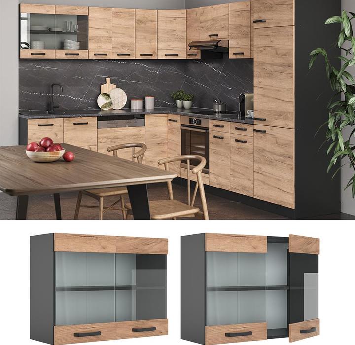 Actual product image Vicco Küchenglasschrank R-Line (80 x 31 x 60 cm)