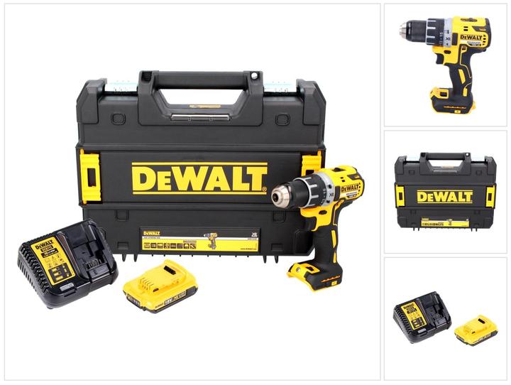 Produktbild DeWalt DCD 791 D1 Akku Bohrschrauber Brushless 18V 70 Nm + 1x Akku 2,0 Ah + 1x Schnelladegerät in TS