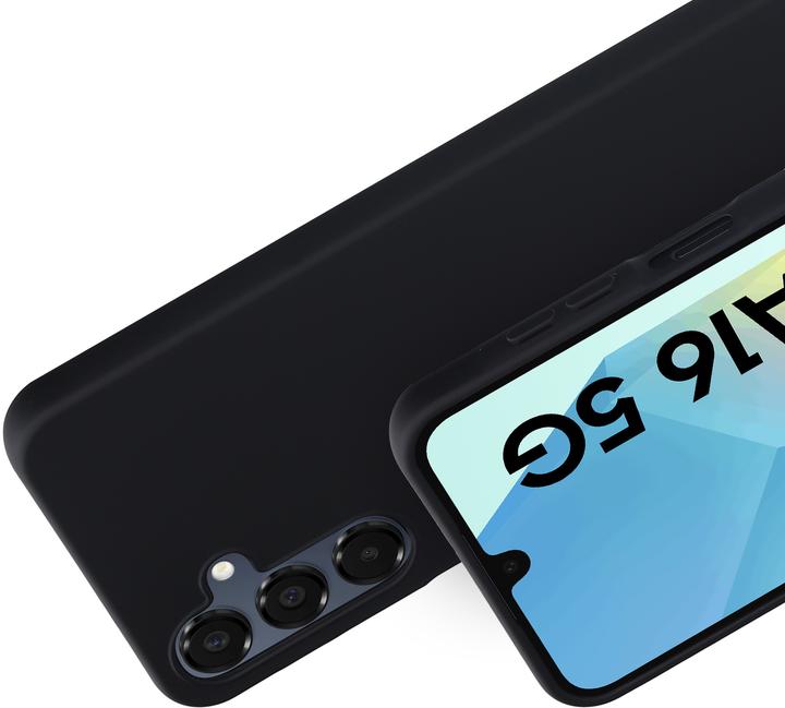 Produktbild Mobiparts Silicone Cover Samsung Galaxy A16 Black (Samsung Galaxy A16)