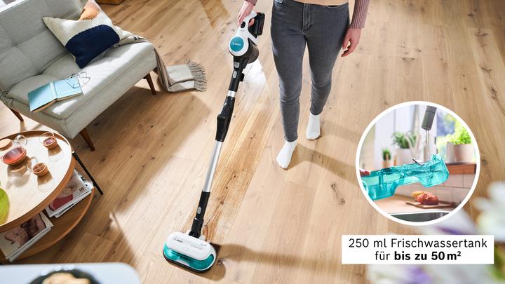 Image du produit Bosch Hausgeräte Bosch Akku-Staubsauger BSS712XHYG Unlimited 7 ProHygienic Aqua