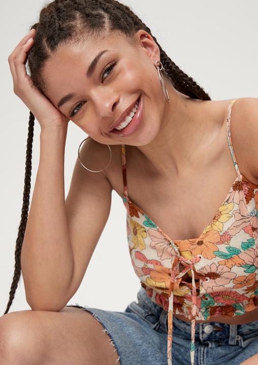 Actual product image s.Oliver Bluse Crop Bluse aus Baumwolle (38)