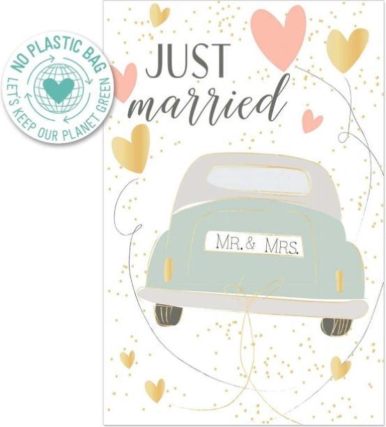Produktbild Artebene Grusskarte Hochzeit Just Married von