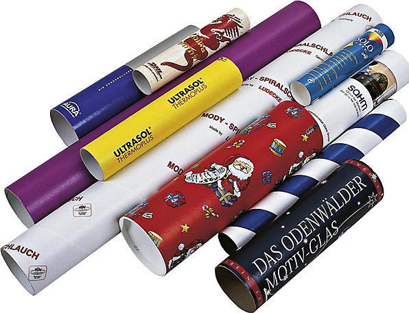 Image du produit kaiserkraft Rouleau d'expédition, avec couvercle et fond en plastique, L x Ø 1150 x 150 mm (1 x)