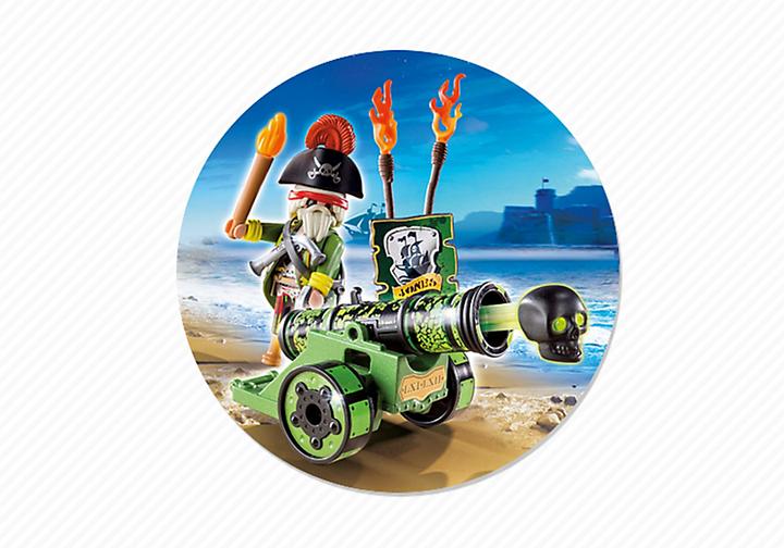 Produktbild Playmobil Grüne App-Kanone mit Piratenkapitän (6162)