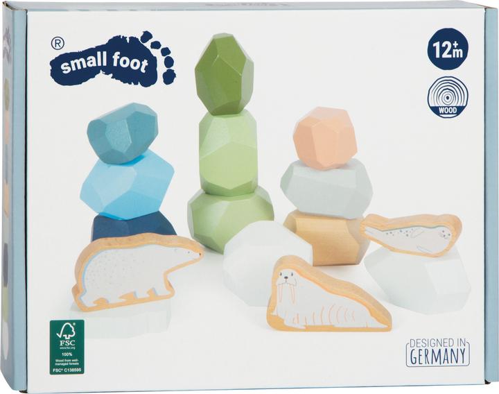 Produktbild small foot Balanciersteine aus Holz „Arctic“