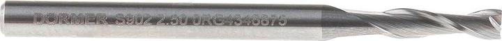 Actual product image Dormer S902 CARBIDE 2FL S-DRILL 2.5MM