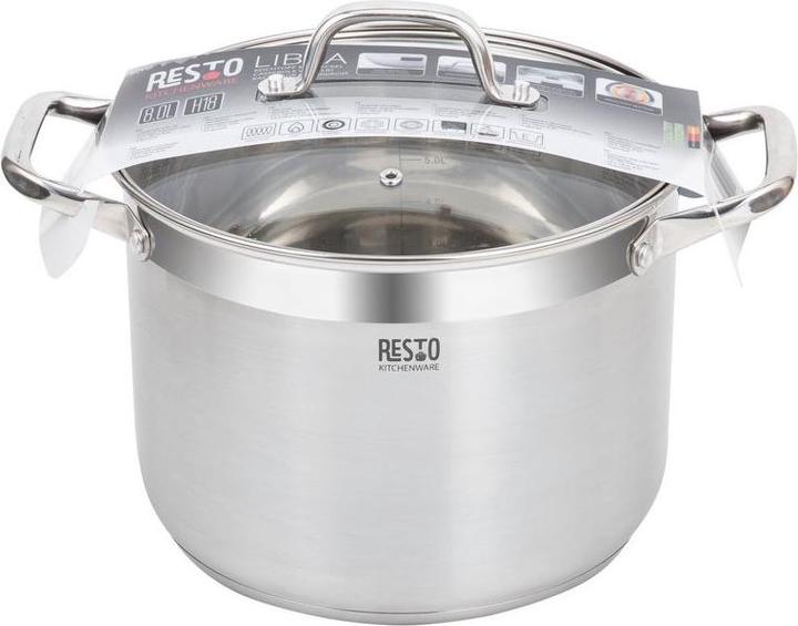 Image du produit Resto CASSEROLE D24CM 8L/92006 (24 cm, Casserole, Acier inoxydable)