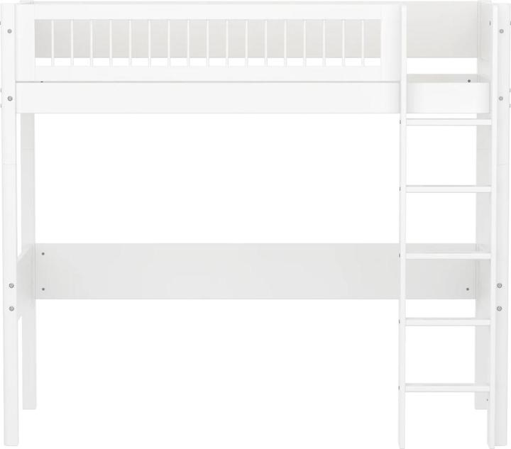 Actual product image Flexa White loft bed with struts (90 x 200 cm)