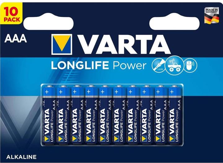 Produktbild Varta Longlife Power (10 Stk., AAA, 1260 mAh)