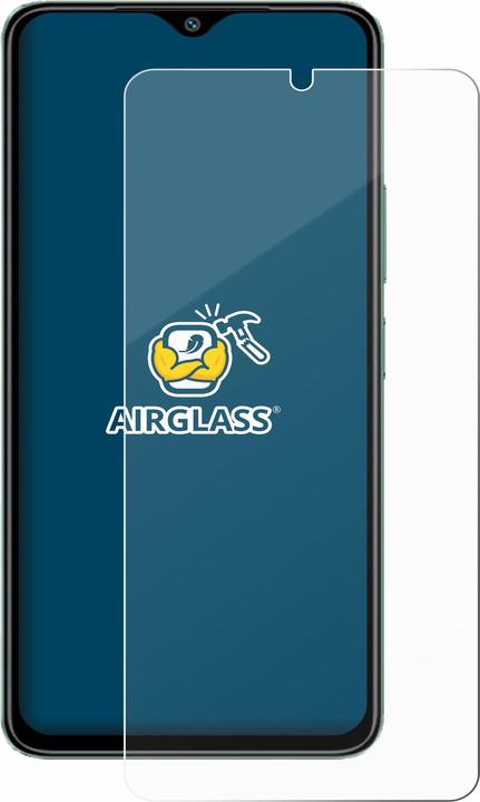 Immagine prodotto BROTECT Pellicola di vetro antiproiettile AirGlass (1 pz., Xiaomi Redmi A3)
