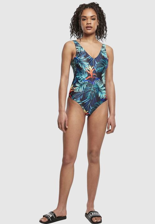 Produktbild Urban Classics Ladies High Leg Pattern Swimsuit (M)