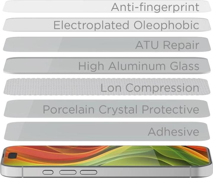 Produktbild Mobile Origin Screen Guard Spare Glass Case Friendly - iPhone 16 Pro Max (1 Stk., Apple iPhone 16 Pro Max)