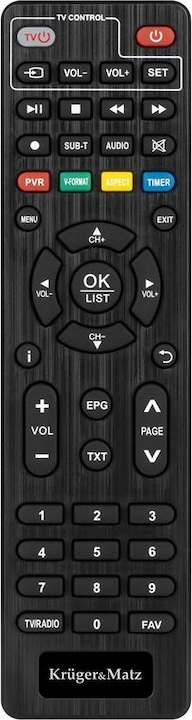 Produktbild Krüger&Matz KRUGER & MATZ Mini-Receiver DVB-T2 H.265 HEVC KM9999 (DVB-T, DVB-T2)