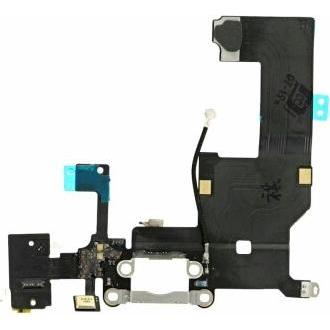 OEM Charging Dock Connector mit Audio Flex für iPhone 5 weiss (iPhone 5), Mobilgerät Ersatzteile, Weiss