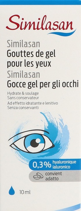 Produktbild Similasan Augen Gel Tropfen mit 0,3 % Hyaluron (10 ml, Augen Gel Tropfen mit 0,3 % Hyaluron)