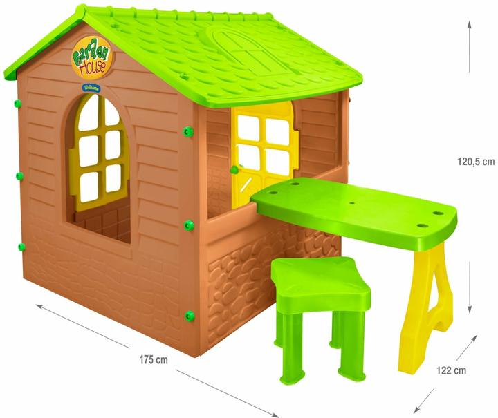 Produktbild Mochtoys Gartenspielhaus mit Tisch